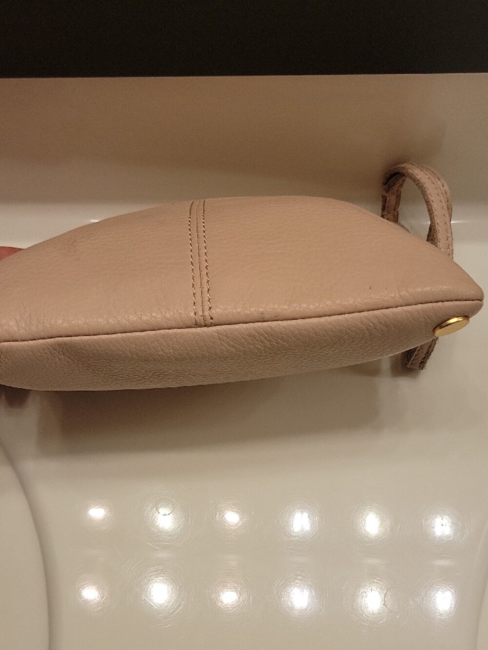 Hammitt Nash Blush Pink Leather Wristlet with Gold Hardware - Picture 5 of 16